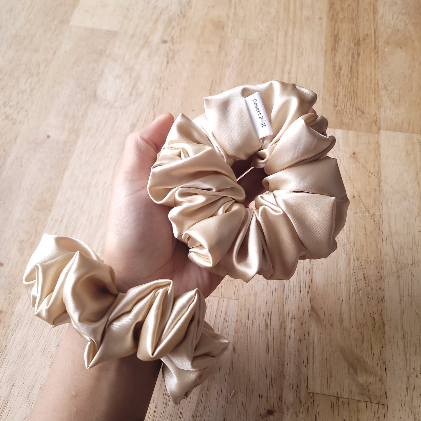 Sandstorm Satin Scrunchie Medium
