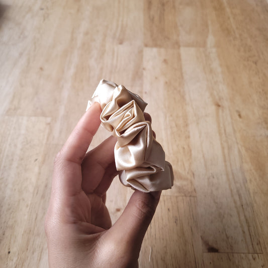 Sandstorm Satin Scrunchie Small