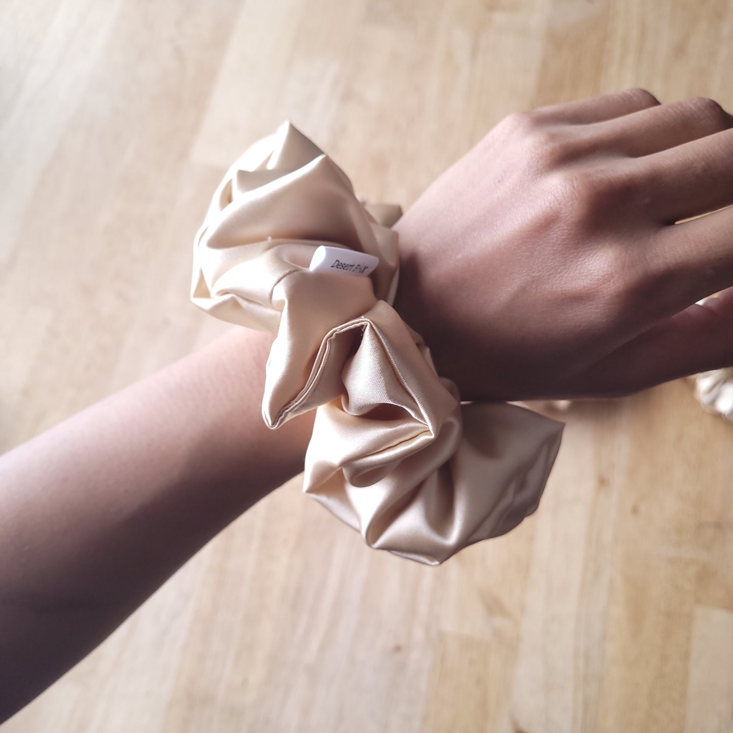 Sandstorm Satin Scrunchie Medium