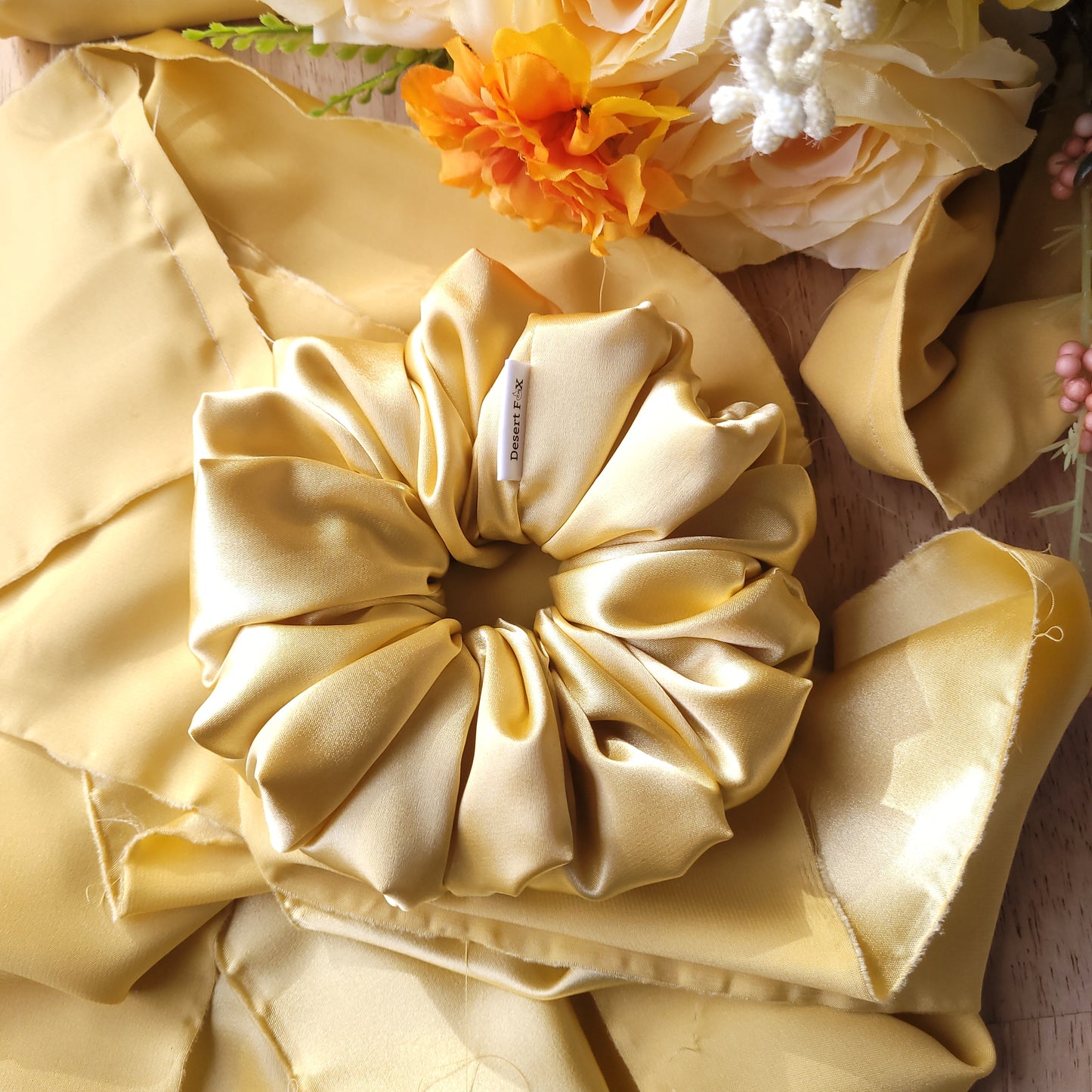 XL Butter Satin Scrunchie