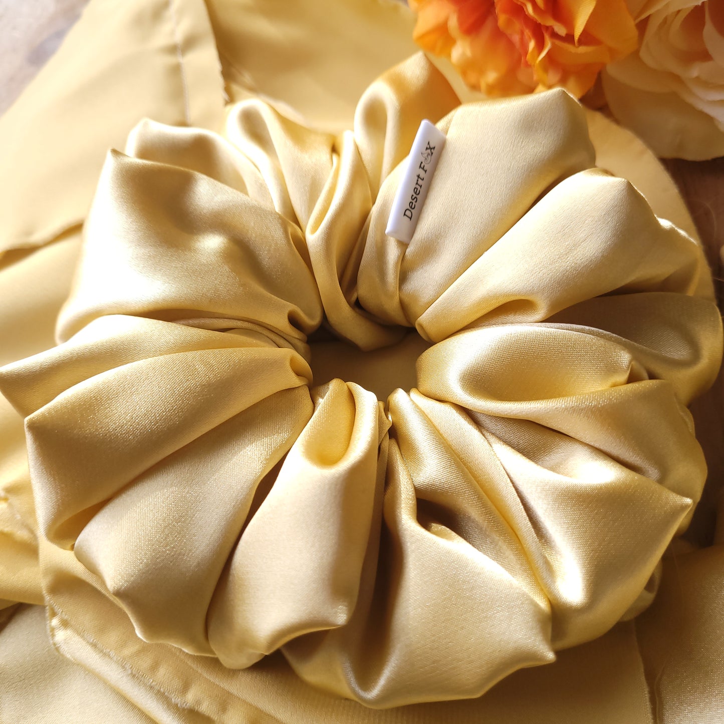 XL Butter Satin Scrunchie