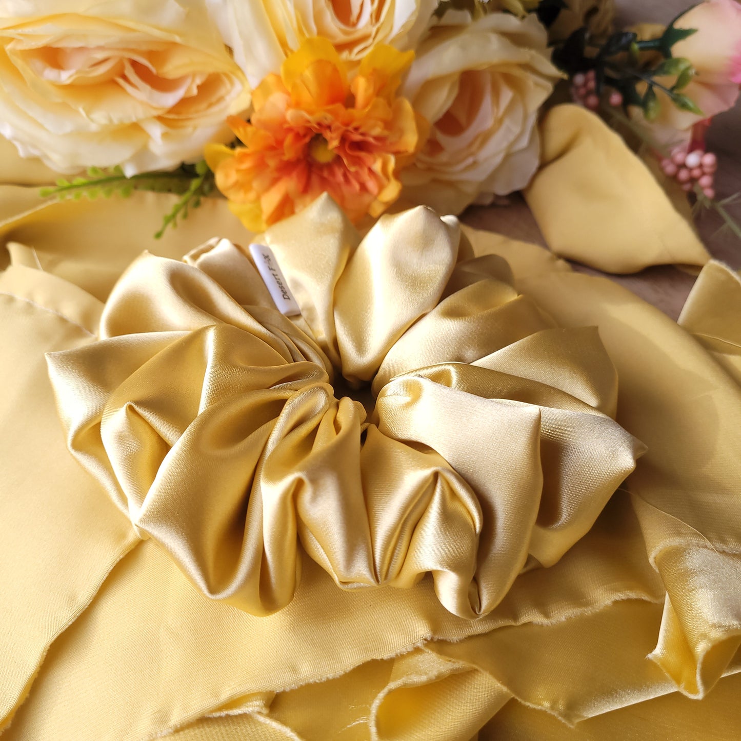 XL Butter Satin Scrunchie